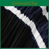Versatile Women Summer Dress Casual Stripe Tank Short Sleeve Long Dress For Effortless Outdoor Fashion
