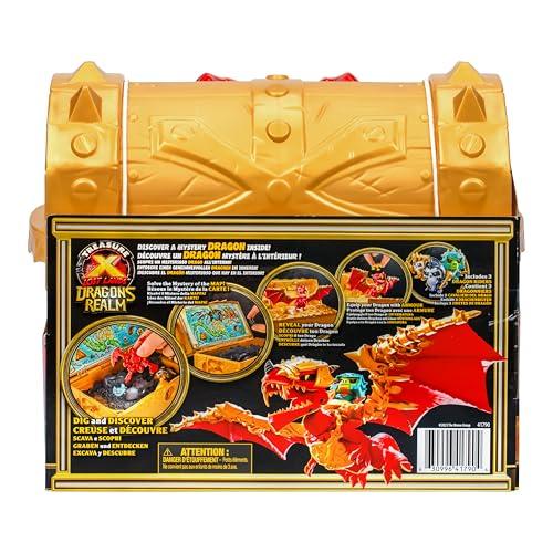 Treasure X Lost Lands Mystery Chest | Unlock and reveal over 25 surprises! Smash dragon blocks, solve puzzles, and insert dragon eyes for the ultimate