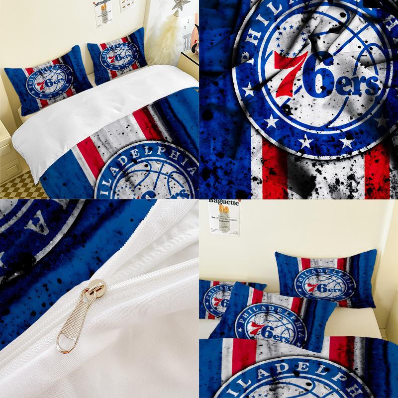 Team Series 3D Digital Printing Three-Piece Bedding Kit Sheet Quilt Cover