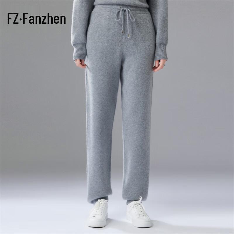 

Women s Cashmere Blend Elastic Waist Harem Pants L