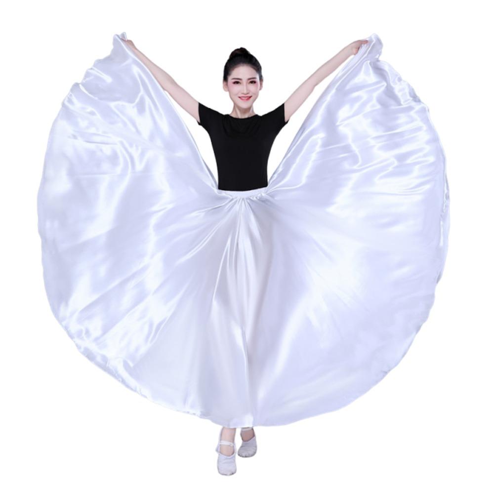 Carnival Spanish Flamenco Skirt Polyester Belly Dance Dress Fashion Paso Doble Dance Dress Women