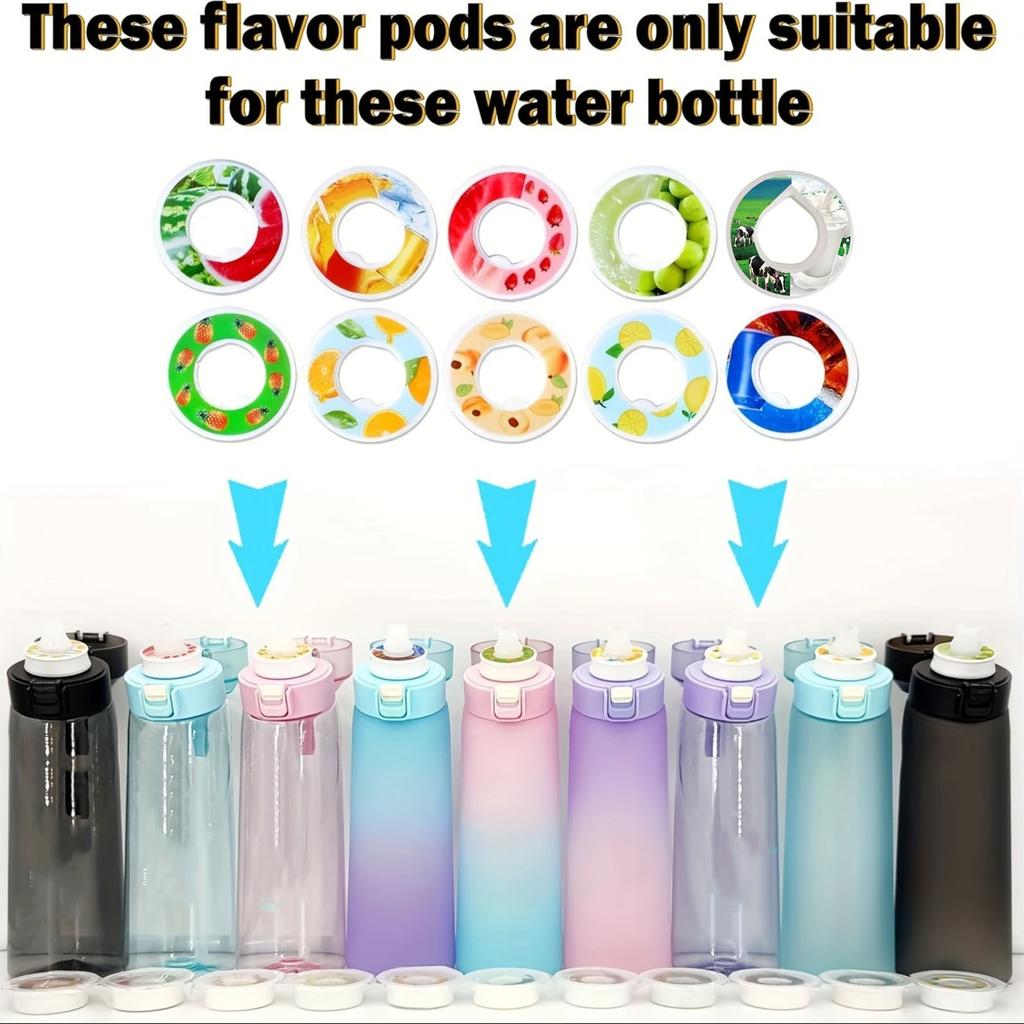 Water Bottle Taste Pods Pack | Accessories Flavoured Water Bottle S Tarter Set Flavors Pods