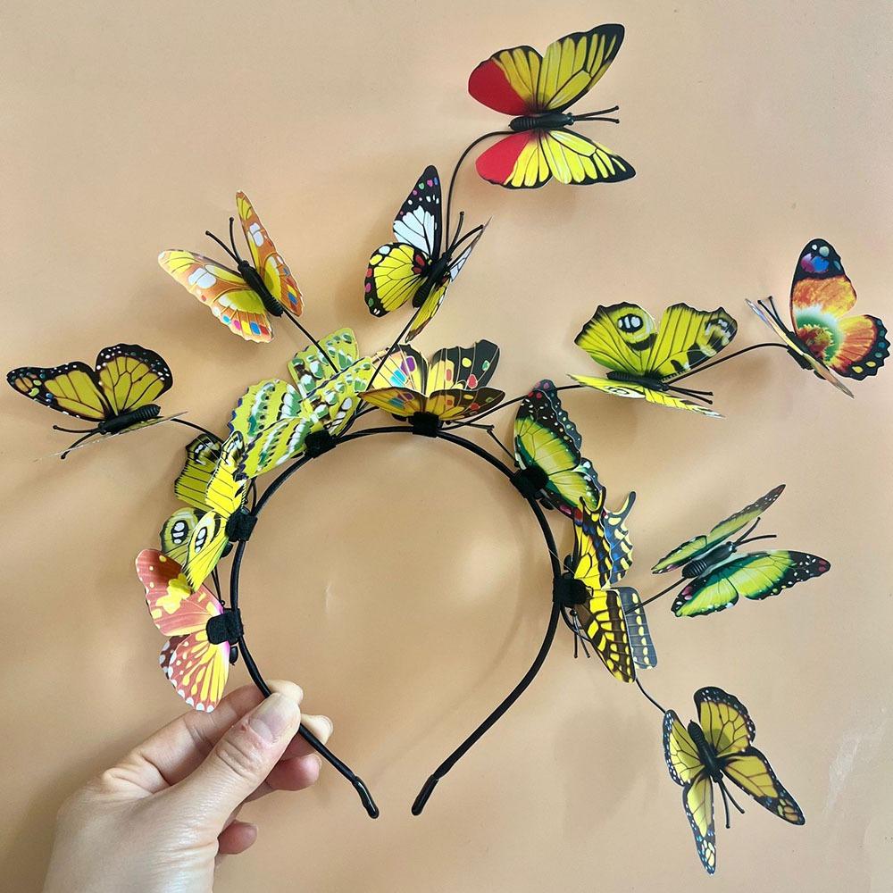 Glow Simulation Bridal Headpiece Flower Ring Fairy Headband Hair Accessories Bride