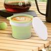 With Carabiner Foldable Travel Mug Portable Retractable Camping Cup Silicone Drinking Cup  Gym
