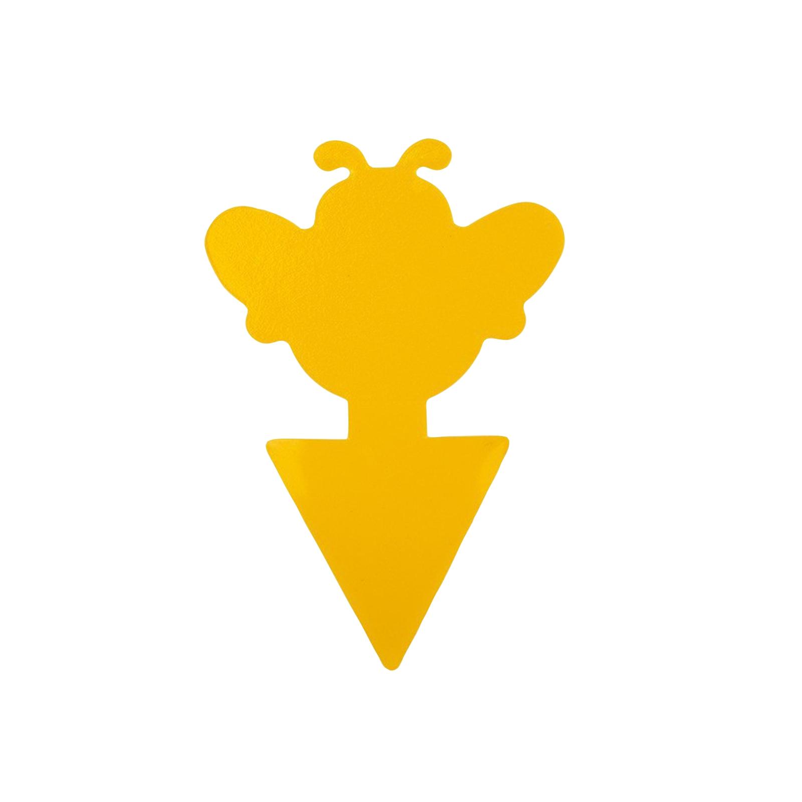 

12 шт. Липкая ловушка для растений, Ловушки-убийцы от грибных комариков для помещений и улицы, Липкие полоски от плодовой мушки для защиты комнатных растений, Без яда и запаха One Size