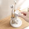 1/2pcs Rotating Toothbrush Holder Bathroom Desktop Toothbrush Storage Rack Makeup Brush Pen Organizers Bathroom Accessories