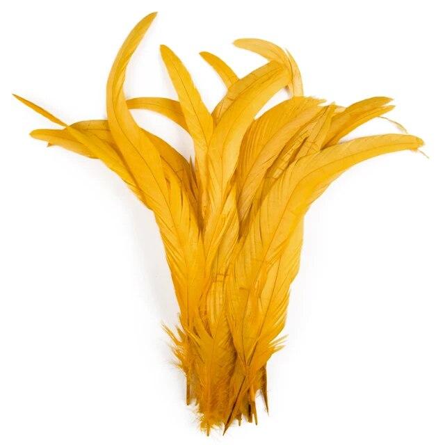 30-35cm Long Rooster Feather for Carnival Clothing Head Wear Decor Party Stage Performance Accessory Pheasant Plumas