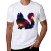Galaxy Catspace Cat Desing Tshirt Novelty Print Casual Tee Shirt