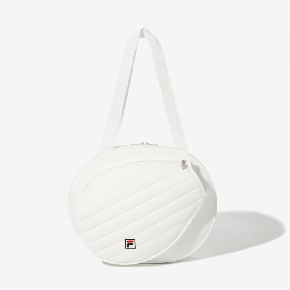 Fila Quilting Round Racket Bag white/FREE