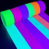 600Ft Glow Crepe Paper Streamers UV Black Light Reactive Fluorescent Neon Streamers Glow In Dark for Party Supplies