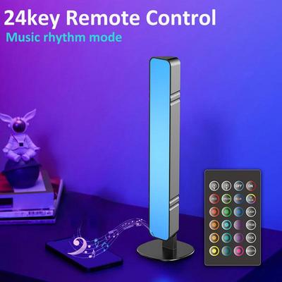 LED Lights For Desk Game Intelligent Mood Lamp For Desktop Remote Control Color Changing Music RGB Ambient Lighting For PC Room