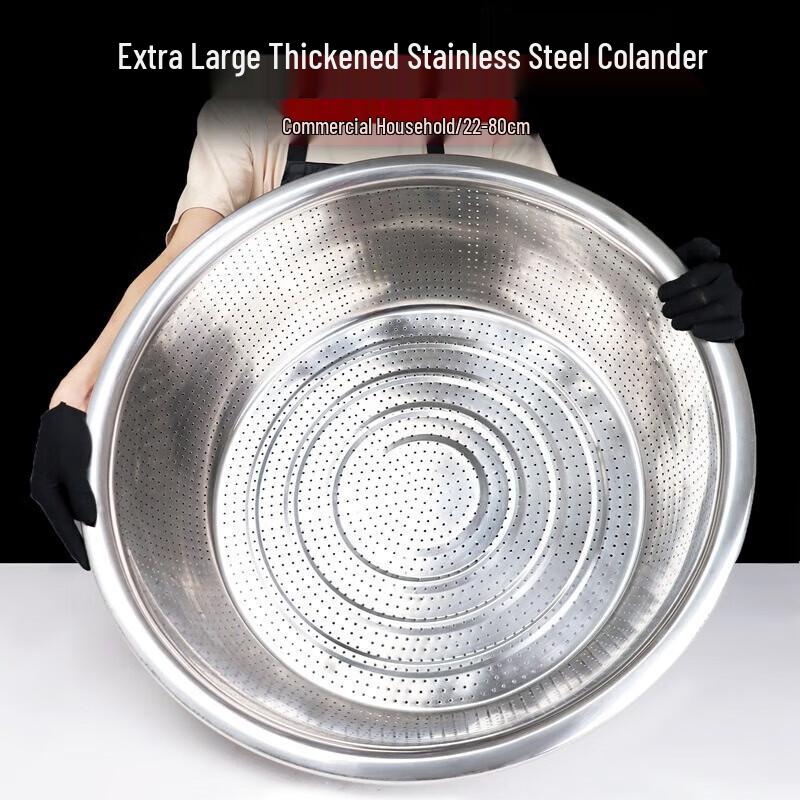 

Thickened Stainless Steel Round Colander