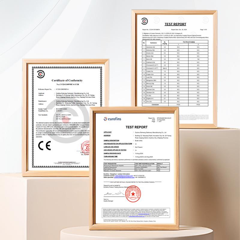 Butter Clay Slime Set: DIY Colored Puffy Gel Bubble Slime Cotton Mud.