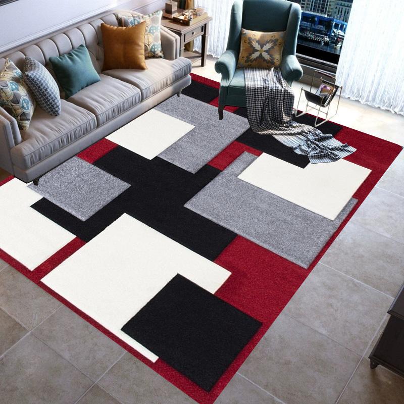 Geometric Modern Rugs Area Carpet Non-slip Floor Mat Door Family Bedroom Carpet Indoor Children's Play Throwing Yoga Mats