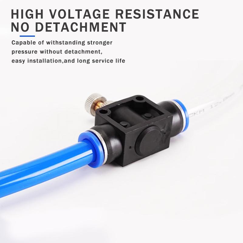 Air Flow Speed Control Valve Tube Water Hose Pneumatic Push In Fittings Throttle Valve SA 4-12mm Ventilation Valves 4