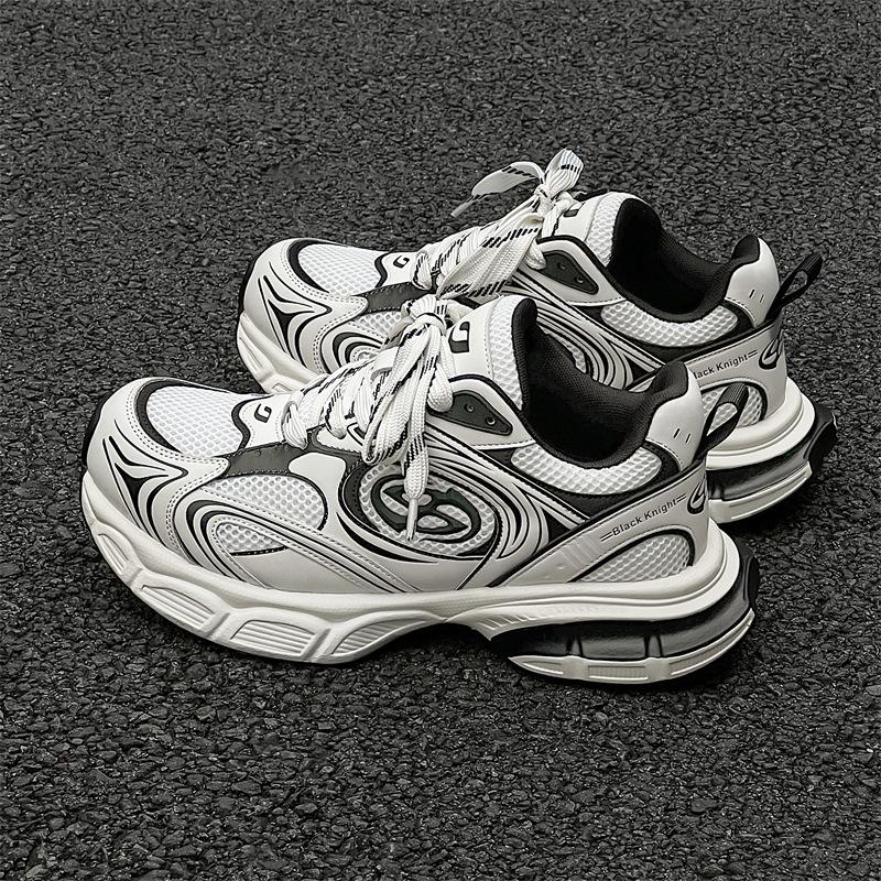 

Retro old turbine dad shoes men and women couple summer niche mesh breathable sports casual shoes running shoes Female code 36 белый