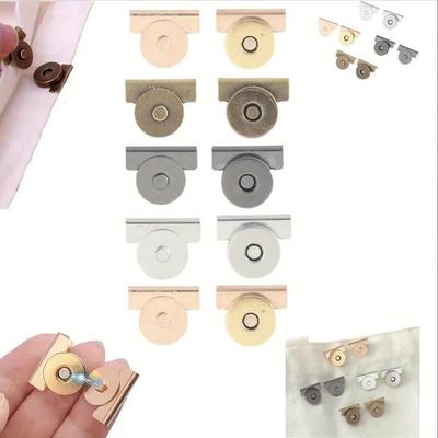 10 SZTUK Bezszwowy Magnetyczny Guzik Klamra Magnetyczna Ukryty Guzik Zatrzaskowy do Torby na Ramię Portfela Ubrań Akcesoria do Rękodzieła DIY