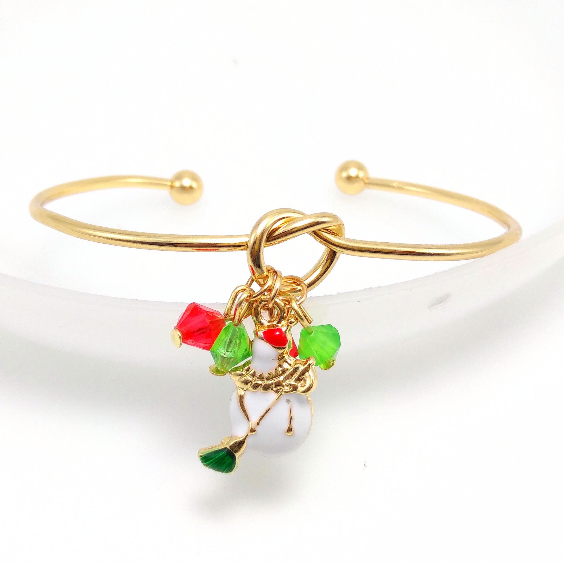 

European & American Fashion Christmas Bracelet - Versatile Holiday Bangle Gift