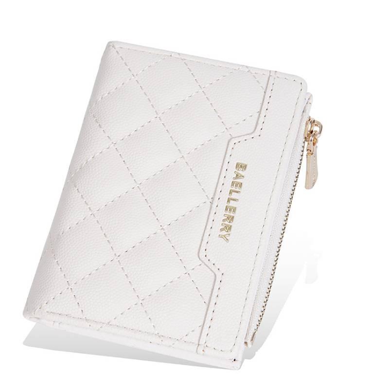 Crossborder Style Ladies Short Wallet With Pu Material And Multicard Slots For Daily Use