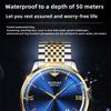 OUPINKE New Business and Leisure Men's Watch Business Casual Dual-use Waterproof Mechanical High-end Watch