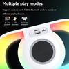Portable Outdoor Bluetooth 5.3 Speaker RGB Atmosphere Light Shocking Subwoofer Wireless MP3 Music Player Support TF Card USB