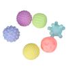 6pcs Baby Textured Ball Set Infant Funny Soft Elastic Multicolor Squeezing Sensory Ball Toy for