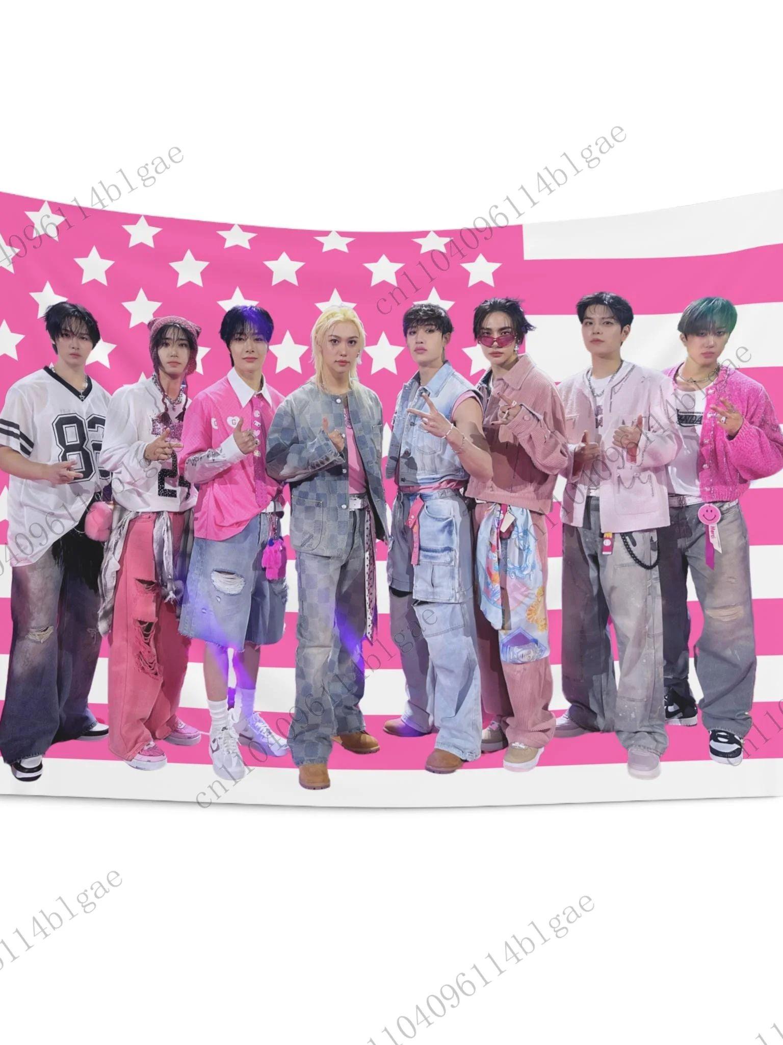 

K-pop Idol Group Tapestry Idol Group Wall Tapestry Pop Star Wall Art K-pop Group Room Decorations Idol Group Wall Tapestry 29x37in