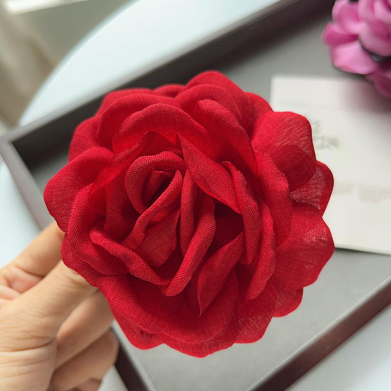 Floral Hair Claw With Rose Design For Women Premium Hair Ornament Handcrafted For Daily Wear