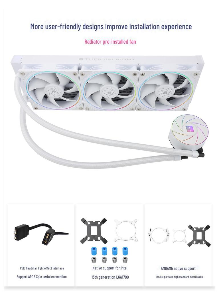 Thermalright AE240 AE360 V2 Black & White ARGB AIO Water Cooler