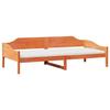 VidaXL Bed Frames Cherry Brown 80x200 Cm Solid Pine Wood, Bedroom Furniture, Slatted Base, Wooden Bed, Bed, Bed 850913