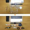 Simple Solid Color Heart-shaped Leather Cable Organizer, Data Storage, Anti Loss Cable Tie, Charging Cable Organizer