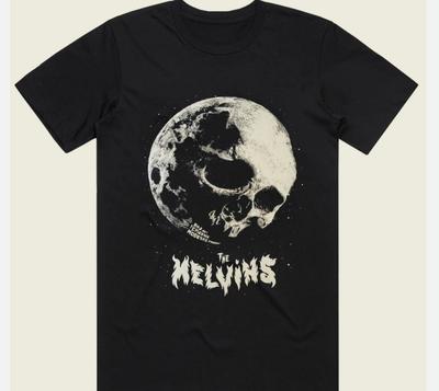 La Band Melvins LOGO BASE COTONE NERO Maglietta Taglia Completa S-4XL