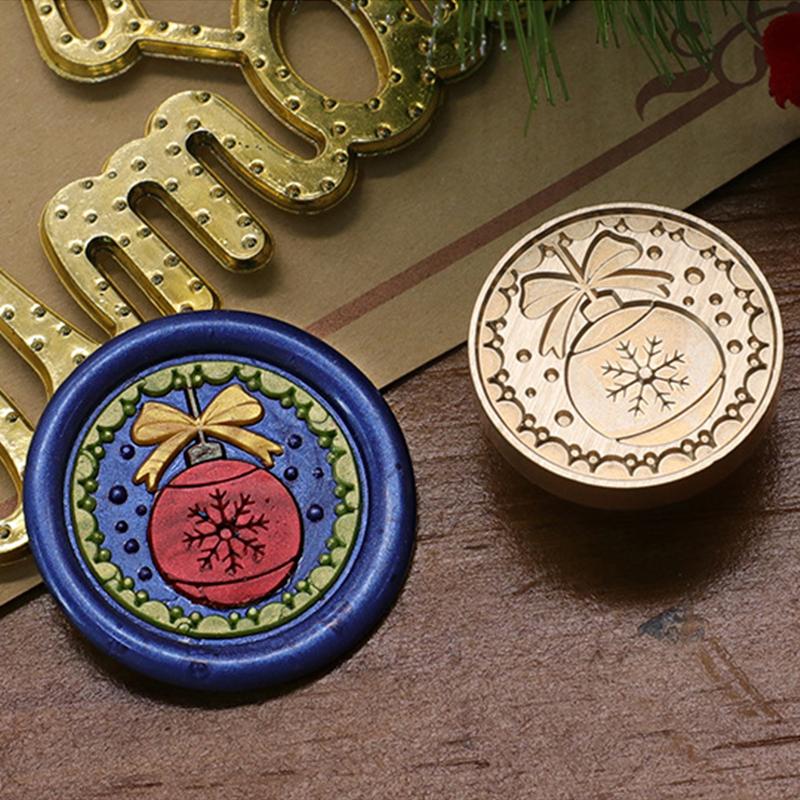 2.5cm For Christmas Card Seal Junk Journal Scrapbook Decoration For Festival Gift Wrapping Cards