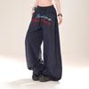 Loose Pants Letter Print Scimitar Pants Cleanfit Loose Lazy Wind Paratrooper Casual Pants
