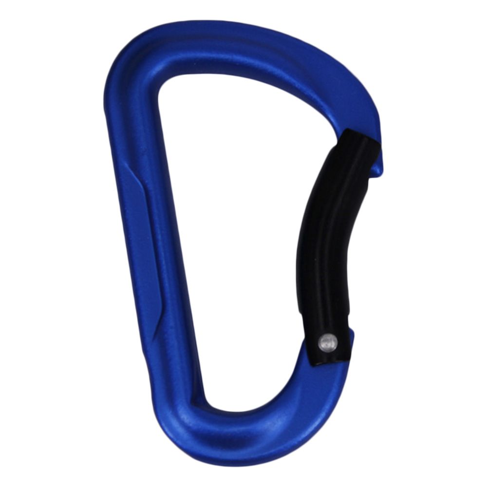 Multicolor Aluminium Equipment Climbing Button Camping Hiking Hook Alloy Carabiner Buckle Keychain