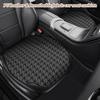 3D Breathable Fabric & PU Leather Car Seat Covers, Soft Touch Elastic Non-Slip Design Easy Installation for Most Vehicles