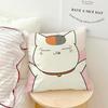 Anime Art Cute Cat N-Nyanko Sensei M-Madara Soft Pillowcase Sofa Home Living Room Bedside Decor Pillow Cover Gift Party Hogar