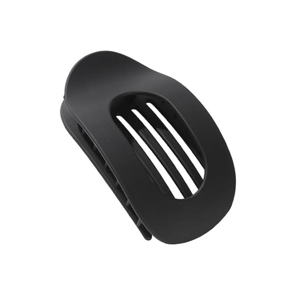 French Oval Hair Claw Clip for Women Leopard Matte Curved Flat Styling Barrettes Acrylic Lying Down Hair Accessories New Design