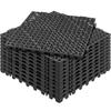 Interlocking Drainage Floor Mat 12" X 12" PVC Non-Slip Floor Tiles 12 Pack