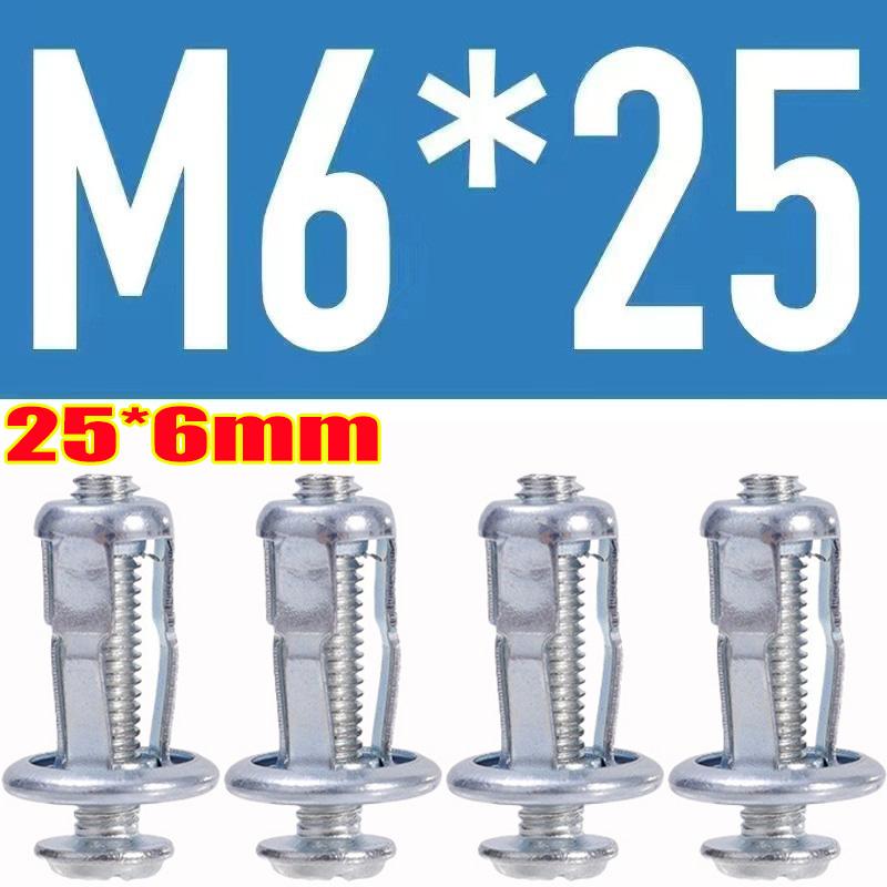 Petal Shape Rivet Nut Screw Bolt Kit Panel License Plate Clamp Lock Jack Nuts M4 M5 M6 M8Metal Rivetnut Auto Accessories 4-40pcs