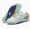 Scarpe da Calcio Giovanili Multicolore Co-branded CR7 - Tomaia in PU Resistente all'Usura, Design Avvolgente per Allenamento e Competizione