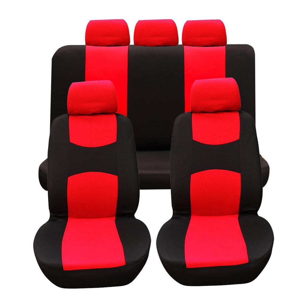 Universal Car Seat Cover Set for All Seasons - 4/9 Piece Set