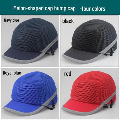 Atmungsaktive Melonen-Stil Leichte Baseballkappe Helm mit Netz, Schlagfeste & Kollisionssichere Sicherheitsmerkmale