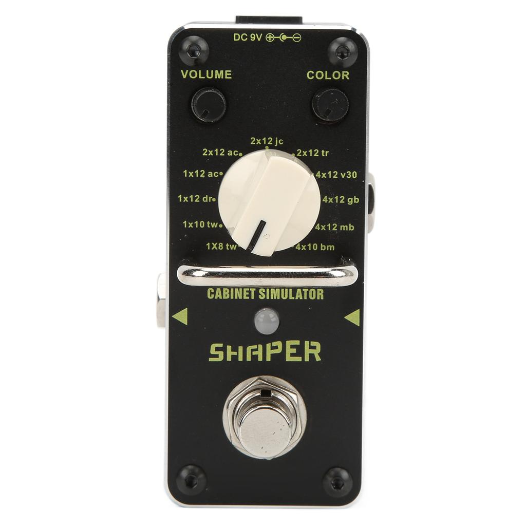 Guitar Effect Pedal Shaper Analog Cabinet Simulator Mini Single True Bypass Accessory