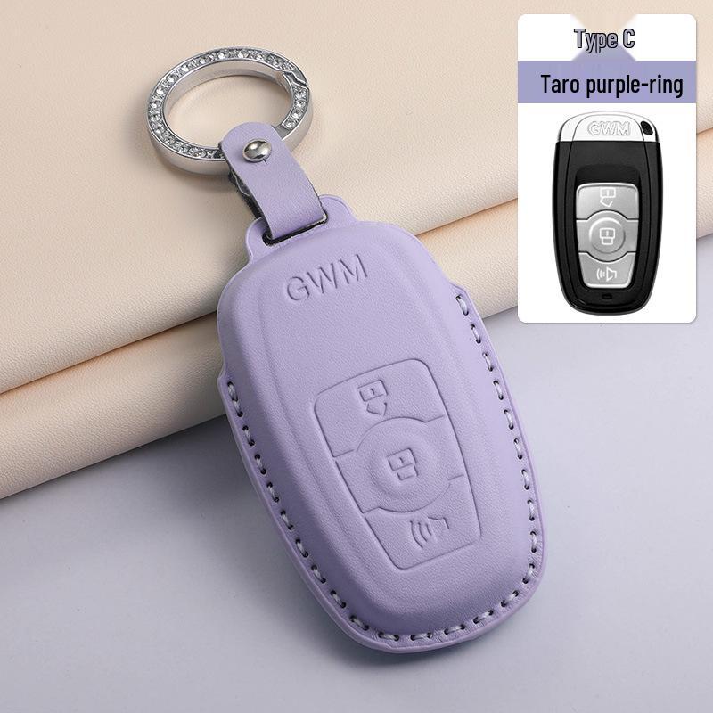 Textured Green Key Case for Great Wall Haval: H6, M6 Plus, Menglong H2, Big Dog, F7, Divine Beast, H9, Red Hare