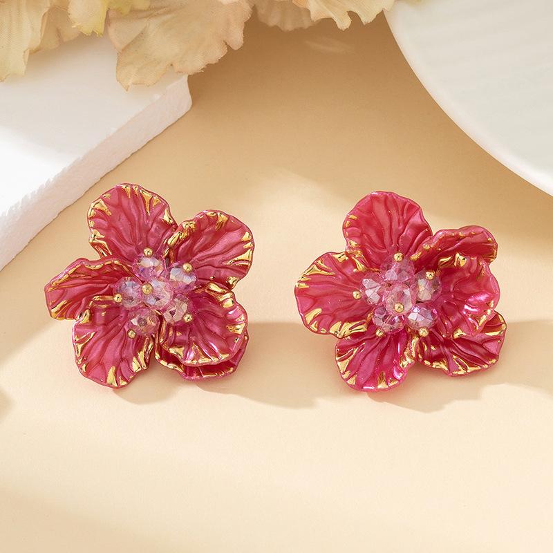 Elegant Camellia Earrings