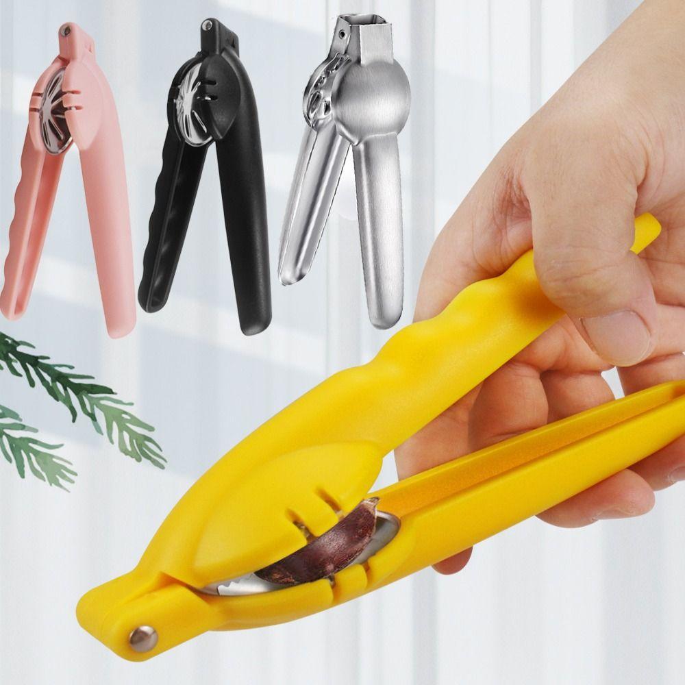 Stainless Steel Nut Cracker Sheller Labor-saving Chestnut Clip Kitchen Accessories