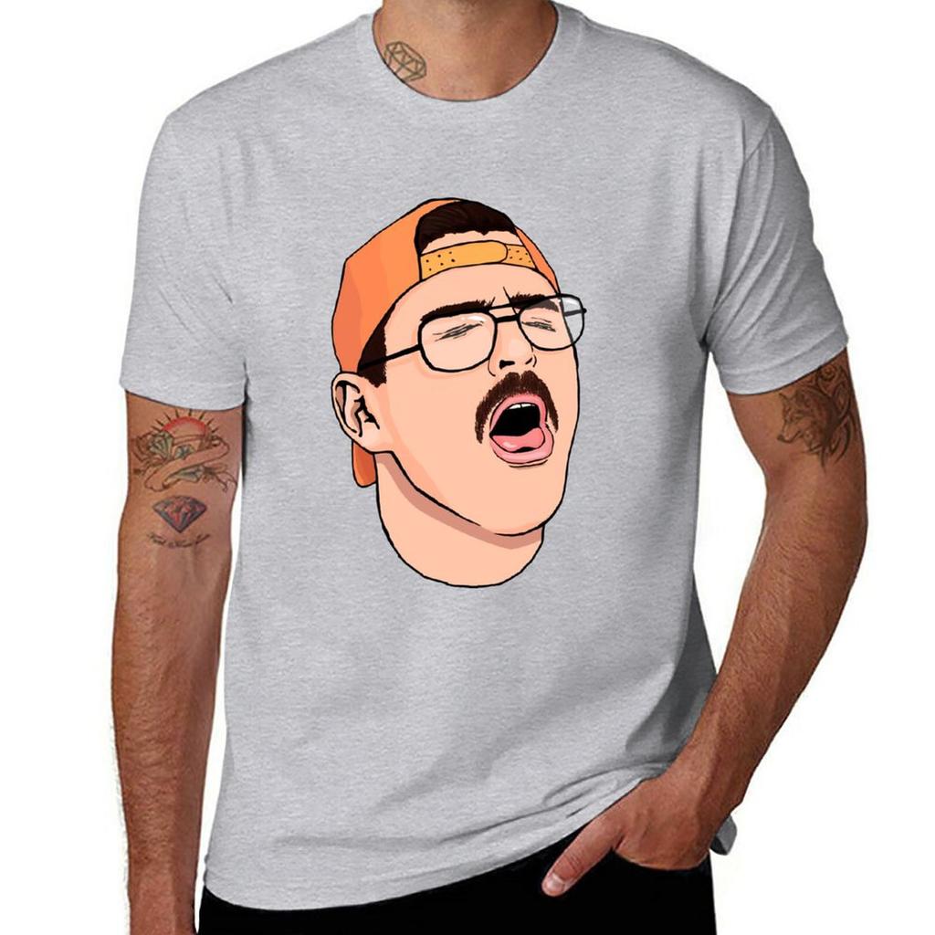 Julien Coughing TShirt Blanks Quickdrying T Shirts Men