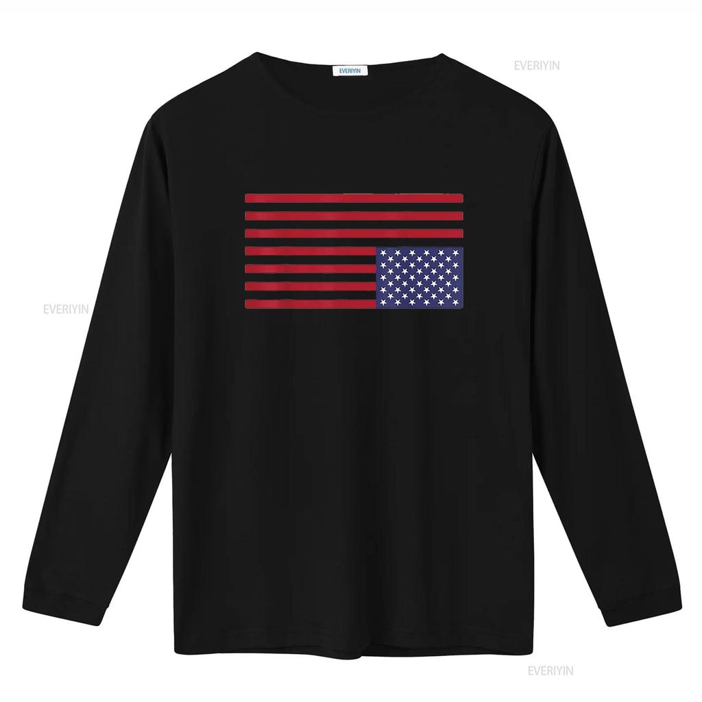 America in Distress Upside Down U S Flag Protest Womens T Shirt Black 2X Large vintage Washed Top For Everyday Wear Versatile