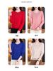 Premium Plus-Size Women's Pure Wool Sweater: Autumn/Winter Low Round Neck for Middle-Aged & Elderly